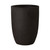 NOTCH PLANTER, MATTE BLACK