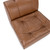 610256433 - Haven Leather Armless Chair Toffee Brown