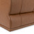 610256433 - Haven Leather Armless Chair Toffee Brown