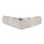 5308SC5EGR - Caplan Upholstered 5pc Modular Sectional Gray