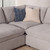 5308SC5EGR - Caplan Upholstered 5pc Modular Sectional Gray