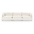 5308SC3EIV - Caplan Upholstered 3pc Modular Sectional Ivory