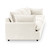5308SC3EIV - Caplan Upholstered 3pc Modular Sectional Ivory
