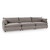 5308SC3ECH - Caplan Upholstered 3pc Modular Sectional Charcoal