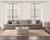 5308SC3ECH - Caplan Upholstered 3pc Modular Sectional Charcoal