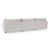 5308SC3EGR - Caplan Upholstered 3pc Modular Sectional Gray