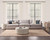 5308SC3EGR - Caplan Upholstered 3pc Modular Sectional Gray