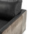 53002067 - Lathe Leather Hide Accent Chair