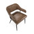 53002024 - Ashford Leather Dining Chair Light Brown