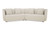 FO-1045-05 - Fraser 2 Piece Modular Sofa White