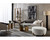 Dalton Bookcase - Antique Brass - Black