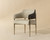 Tova Dining Armchair - Dillon Cream / Bravo Ash