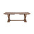 51005407 - Alexander 110  Ext Dining Table Distressed Brown