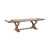 51005407 - Alexander 110  Ext Dining Table Distressed Brown