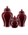 Oxblood Large Temple Jar