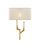 Bodnant Gold Wall Sconce, Left