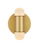 Capsule Brass Wall Sconce