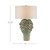 Sea Urchin Green Table Lamp