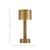 Traverse Brass Cordless Table Lamp