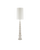 Malayan White Floor Lamp