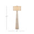 Birdsong Whitewash Floor Lamp