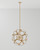 Sappho Gold Orb Chandelier
