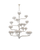 Agave Americana Silver Chandelier
