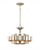 Grand Lotus Small Silver Chandelier