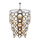 Mauresque Large Bronze & Gold Chandelier