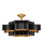 Grand Lotus Large Black Chandelier