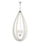 Arietta White Teardrop Chandelier