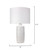 Trace Ceramic Table Lamp with Linen Shade