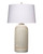 Aligned Ceramic Table Lamp with Linen Shade