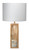 Cloudscape Table Lamp with Linen Shade