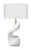 Cobra Ricestone Table Lamp with Linen Shade
