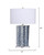 Flurry Ceramic Table Lamp with Linen Shade