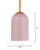 Holt 1-Light Glass Pendant, Pink