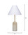 Holt Alabaster Table Lamp with Linen Shade