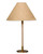 Morgana Wood and Metal Table Lamp with Raffia Shade