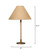 Morgana Wood and Metal Table Lamp with Raffia Shade