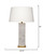 Preston Mother of Pearl Table Lamp with Linen Shade