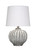 Reef Ceramic Table Lamp with Linen Shade