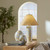Serene Ceramic Table Lamp with Raffia Shade