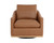 Corbin Swivel Lounge Chair - Aline Butternut Leather