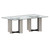 Glass Dining Table Top - Rectangular - Clear - 86.5"