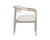 Marita Dining Armchair - Greige - Louis Cream