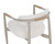 Marita Dining Armchair - Greige - Louis Cream