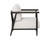 Muros Lounge Chair - Black - Palazzo Cream