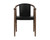 Aran Dining Armchair - Onyx Leather