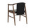 Aran Dining Armchair - Onyx Leather